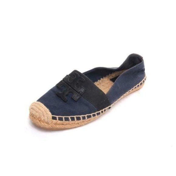 Tory Burch Shoes - tory burch ballet flats logo twine fabric womens 5